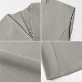 フレンチスリーブワンピース オフィスカジュアル vネックワンピース | COCOMOMO | 詳細画像24