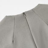 フレンチスリーブワンピース オフィスカジュアル vネックワンピース | COCOMOMO | 詳細画像25