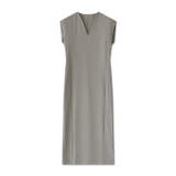 フレンチスリーブワンピース オフィスカジュアル vネックワンピース | COCOMOMO | 詳細画像28