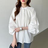 バルーンスリーブブラウス シャツブラウス ボリューム袖 | COCOMOMO | 詳細画像16 