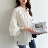 バルーンスリーブブラウス シャツブラウス ボリューム袖 | COCOMOMO | 詳細画像18 