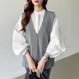 バルーンスリーブブラウス シャツブラウス ボリューム袖 | COCOMOMO | 詳細画像21 