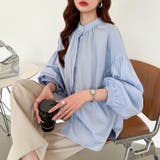 バルーンスリーブブラウス シャツブラウス ボリューム袖 | COCOMOMO | 詳細画像6 