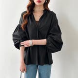 バルーンスリーブブラウス シャツブラウス ボリューム袖 | COCOMOMO | 詳細画像9 