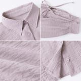 袖リボン×ショート丈 シアーシャツ ショートトップス | COCOMOMO | 詳細画像24