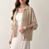 シアーシャツ バックスリット シアーカーディガン | COCOMOMO | 詳細画像11 