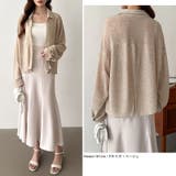 シアーシャツ バックスリット シアーカーディガン | COCOMOMO | 詳細画像12 