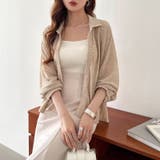 シアーシャツ バックスリット シアーカーディガン | COCOMOMO | 詳細画像14 