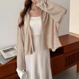 シアーシャツ バックスリット シアーカーディガン | COCOMOMO | 詳細画像15 