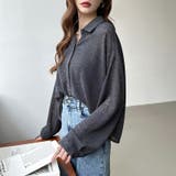 シアーシャツ バックスリット シアーカーディガン | COCOMOMO | 詳細画像3 