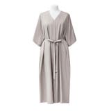 ジップアップワンピース シャツワンピース vネックワンピース | COCOMOMO | 詳細画像35 