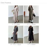 ジップアップワンピース シャツワンピース vネックワンピース | COCOMOMO | 詳細画像33 