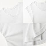 サイドシェイプデザイン レースカットソー 半袖Tシャツ | COCOMOMO | 詳細画像19