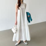 バックオープン ノースリーブワンピース 夏ワンピース | COCOMOMO | 詳細画像11