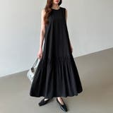バックオープン ノースリーブワンピース 夏ワンピース | COCOMOMO | 詳細画像18