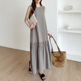 バックオープン ノースリーブワンピース 夏ワンピース | COCOMOMO | 詳細画像8