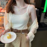 リブキャミソール キャミソール サマーニット | COCOMOMO | 詳細画像10 