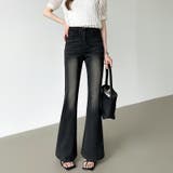 フレアデニムパンツ デニムパンツ フレアパンツ | COCOMOMO | 詳細画像2 