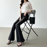 フレアデニムパンツ デニムパンツ フレアパンツ | COCOMOMO | 詳細画像5 