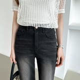 フレアデニムパンツ デニムパンツ フレアパンツ | COCOMOMO | 詳細画像7 