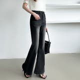 フレアデニムパンツ デニムパンツ フレアパンツ | COCOMOMO | 詳細画像9 