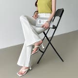 フレアデニムパンツ デニムパンツ フレアパンツ | COCOMOMO | 詳細画像16 