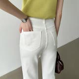 フレアデニムパンツ デニムパンツ フレアパンツ | COCOMOMO | 詳細画像17 