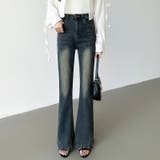 フレアデニムパンツ デニムパンツ フレアパンツ | COCOMOMO | 詳細画像18 