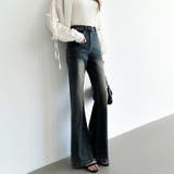 フレアデニムパンツ デニムパンツ フレアパンツ | COCOMOMO | 詳細画像20 