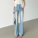 フレアデニムパンツ デニムパンツ フレアパンツ | COCOMOMO | 詳細画像26 