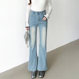 フレアデニムパンツ デニムパンツ フレアパンツ | COCOMOMO | 詳細画像34 