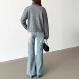 フレアデニムパンツ デニムパンツ フレアパンツ | COCOMOMO | 詳細画像37 