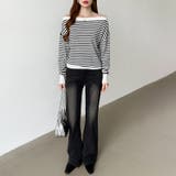 フレアデニムパンツ デニムパンツ フレアパンツ | COCOMOMO | 詳細画像38 