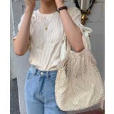 ポコポコプリーツ ニットソー 半袖ニット | COCOMOMO | 詳細画像3 