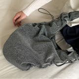 ギャザーハンドルバッグ ショルダーバッグ ラメバッグ | COCOMOMO | 詳細画像11