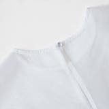 シアーチュールブラウス ペプラム 重ね着トップス | COCOMOMO | 詳細画像18 