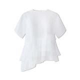 シアーチュールブラウス ペプラム 重ね着トップス | COCOMOMO | 詳細画像21 