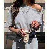 オフショルダー ベルト付きスカート セットアップ夏 | COCOMOMO | 詳細画像10