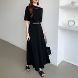 オフショルダー ベルト付きスカート セットアップ夏 | COCOMOMO | 詳細画像14