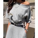 オフショルダー ベルト付きスカート セットアップ夏 | COCOMOMO | 詳細画像8