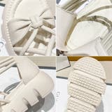 リボンクロスストラップサンダル 厚底サンダル 厚底 | COCOMOMO | 詳細画像16 