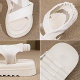 厚底サンダル クロスベルトサンダル サンダル | COCOMOMO | 詳細画像13 