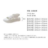 厚底サンダル クロスベルトサンダル サンダル | COCOMOMO | 詳細画像15 