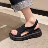 厚底サンダル クロスベルトサンダル サンダル | COCOMOMO | 詳細画像2 