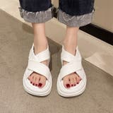 厚底サンダル クロスベルトサンダル サンダル | COCOMOMO | 詳細画像5 