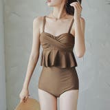 フリル水着 タンキニ セパレート水着 | COCOMOMO | 詳細画像4 