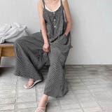ストライプサロペットパンツ サロペット オールインワン | COCOMOMO | 詳細画像7