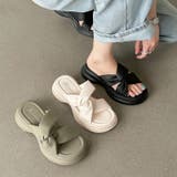 クロスベルトサンダル 厚底サンダル サンダル | COCOMOMO | 詳細画像3