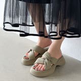 クロスベルトサンダル 厚底サンダル サンダル | COCOMOMO | 詳細画像17