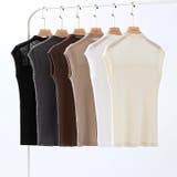 切り替えシアートップス フレンチスリーブ シアーカットソー | COCOMOMO | 詳細画像38 